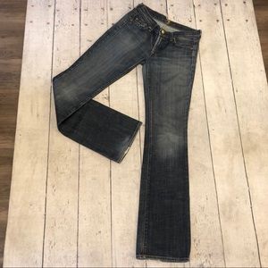 7 for all mankind tailorless bootcut jeans size27